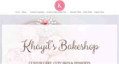 Desktop Screenshot of khayilsbakeshop.com